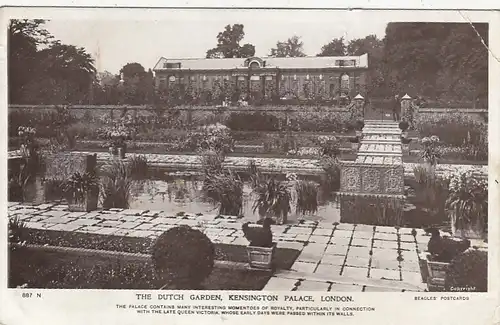 London, Kensington Palace, the Dutch Garden gl1911 F9486