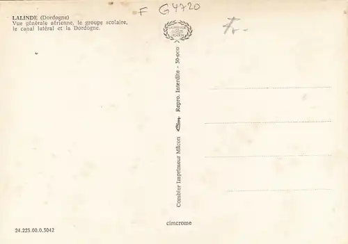Lalinde (Dordogne), Vue générale aérienne ngl G4720