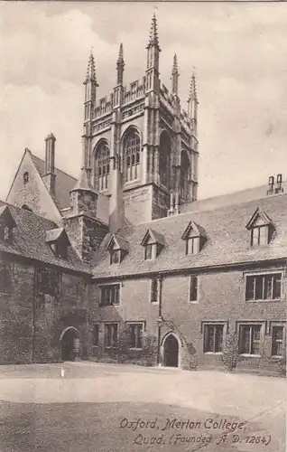 Oxford, Merton Colllege, Quad ngl F9559