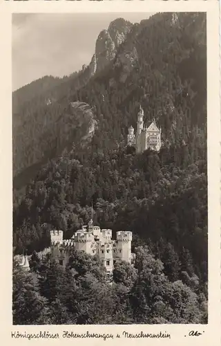 Königsschlösser Neuschwanstein und Hohenschwangau ngl F9581