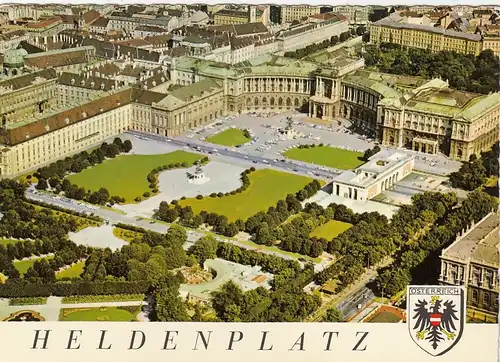Wien, Heldenplatz, Neue Hofburg, Luftbild ngl G4982