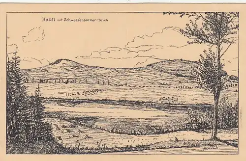 Knüll mit Schwarzenbörner-Teich ngl F9607