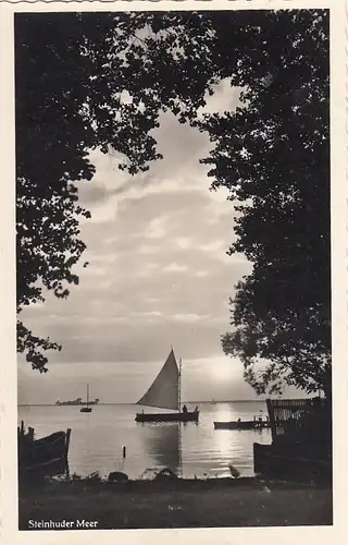 Steinhuder Meer, Abendstimmung gl1955? G3086