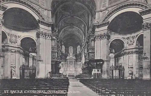 London, St.Pauls Cathédral, Interior ngl F9564