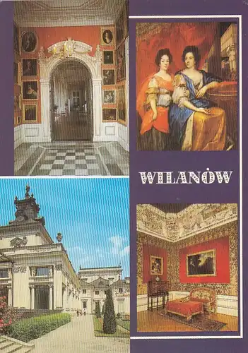 PL Warszawa, Palac w Wilanowie, Mehrbildkarte ngl G4992