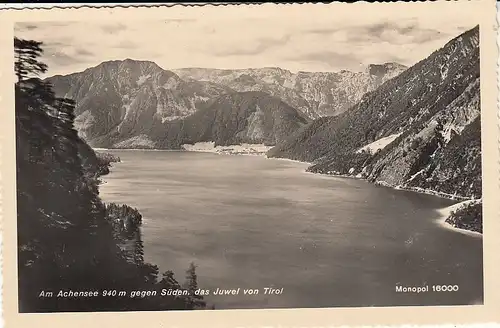 Der Achensee, Tirol, gegen Süden ngl G0328