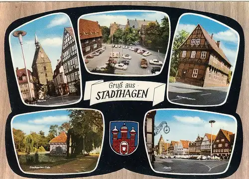 Stadthagen, Mehrbildkarte gl1980 G3138