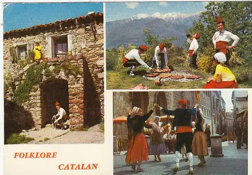 Folklore Catalan, Mehrbildkarte ngl G4845
