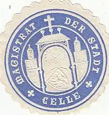 Celle, Siegelmarke des Magistrats ngl G3156