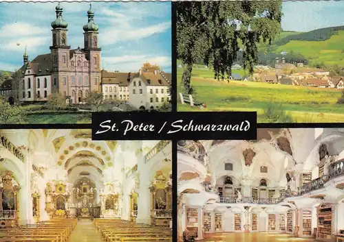 St. Peter im Schwarzwald, Mehrbildkarte ngl G1721