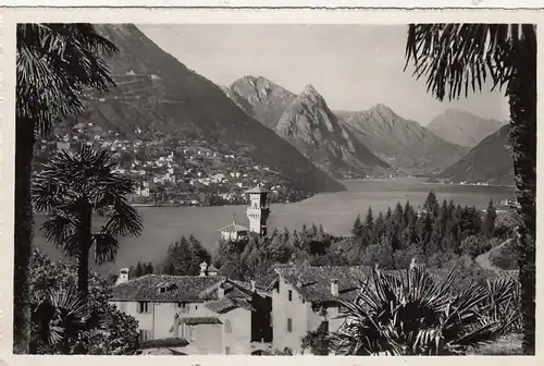 Lugano-Paradiso, Tessin, e sfondo di Porlezza gl1950 G5059