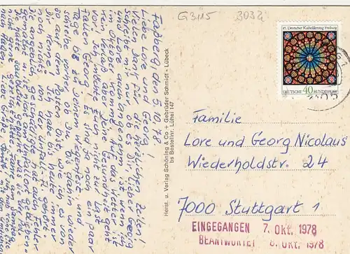 Hermann Löns und Fallingbostel, Mehrbildkarte gl1978 G3115