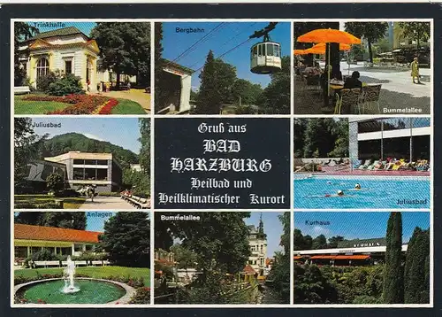 Bad Harzburg, Mehrbildkarte gl1986 G2322
