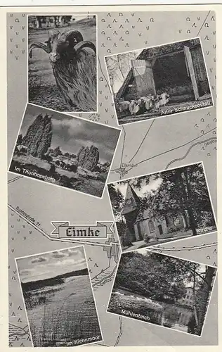 Eimke, Mehrbildkarte gl1956 G3197