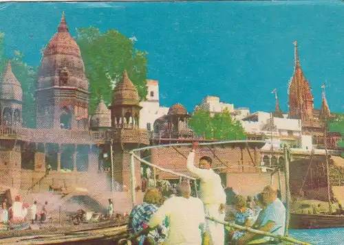 Indien, Varanasi, Manikarnika Ghat ngl G0442