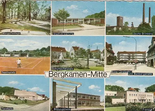 Bergkamen-Mitte, Mehrbildkarte gl1969 G5110