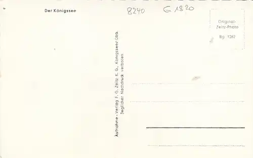 Königssee, St.Batholomä mit Watzmann ngl G1820