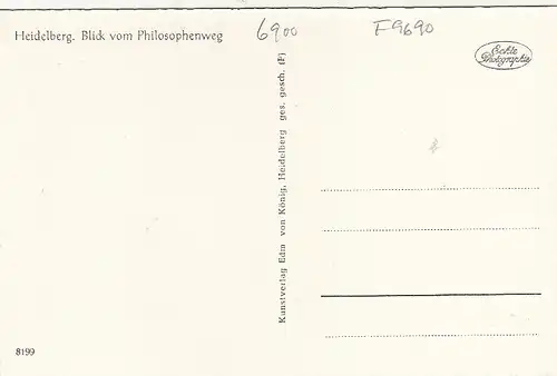 Heidelberg, Blick vom Philosophenweg ngl F9690