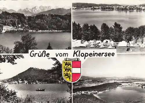 Klopeinersee, Kärnten, Mehrbildkarte ngl G5136