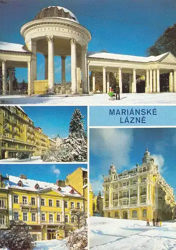Mariánské Lázné, Mehrbildkarte ngl G0466