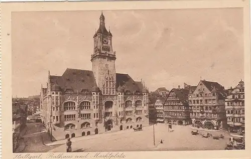 Stuttgart, Rathaus am Markt ngl F9784