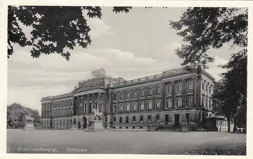 Braunschweig, Schloss glum 1950? G1869