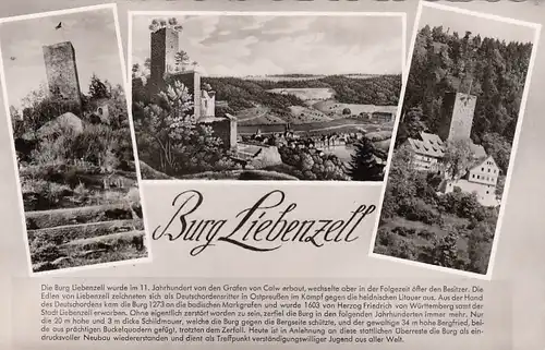 Burg Liebenzell im Schwarzwald, Mehrbildkarte ngl F9741