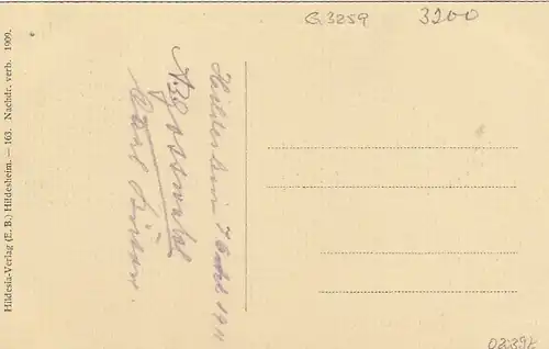 Hildesheim, Pfeilerhaus u. umgestülpter Zuckerhut gl1934 G3259