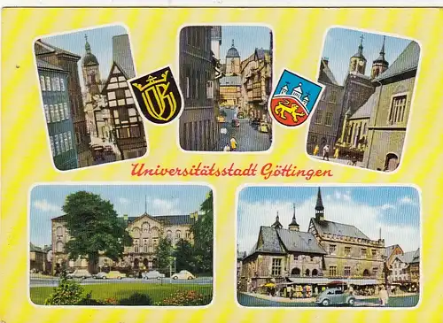 Die Kirchen von Göttingen, Mehrbildkarte gl1962 G2462