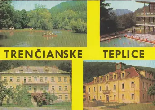 Trencianske Teplice, Mehrbildkarte ngl G5237