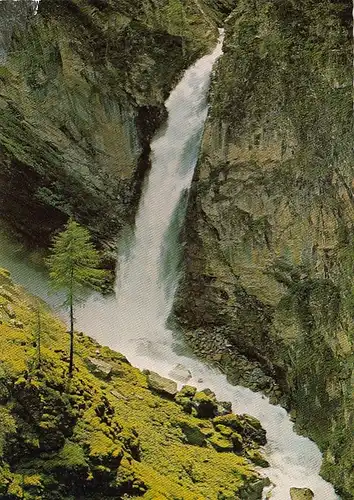 Heiligenblut, Kärnten, an der Großglocknerstraße.Gößnitz-Wasserfall ngl G0573