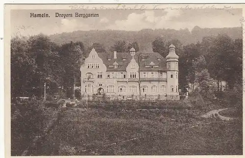 Hameln a.d.W, Dreyers Berggarten gl1927 G3329