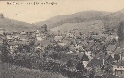 Bad Grund (Oberharz) vom Schurfberg gl1935 G2024