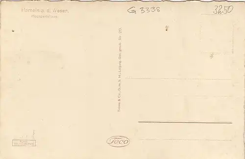 Hameln a.d.W, Hochzeitshaus gl1920 G3338