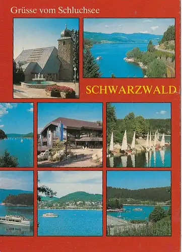 Schluchsee, Schwarzwald, Mehrbildkarte ngl G1564