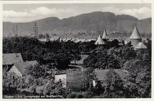 Goslar, Harz, die Turmgruppe am Breiten Tor ngl F9866