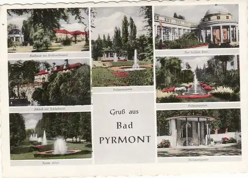 Bad Pyrmont. Mehrbildkarte gl1959 G3400