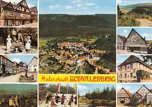 Schwalenberg, Mehrbildkarte ngl G3417