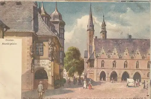 Goslar, Harz, Marktplatz ngl G2116