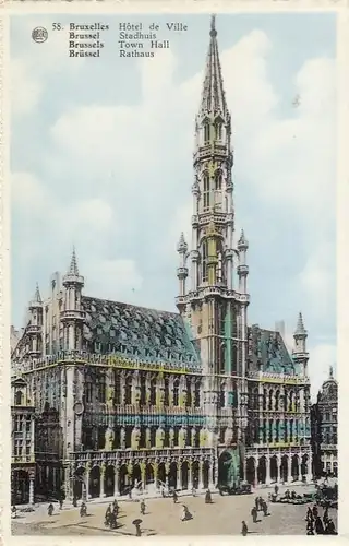 Bruxelles, Hôtel de Ville ngl G3535