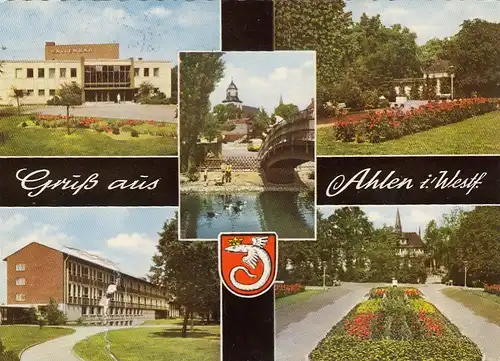 Ahlen, Westf., Mehrbildkarte glum 1970? G5372