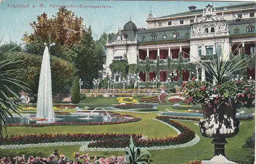 Frankfurt a.M., Palmengarten, Blumenparterre ngl G3486