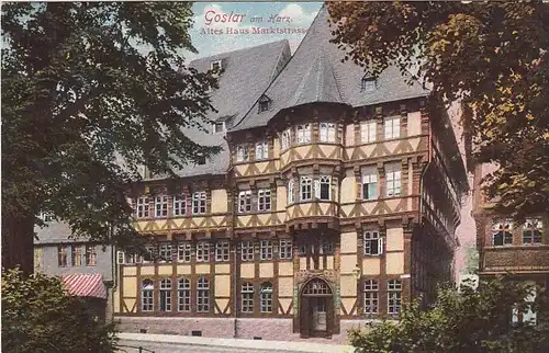 Goslar, Harz,Altes Haus, Marktstrasse ngl G2221