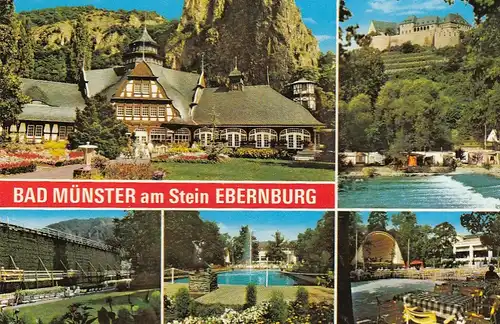 Bad Münster am Stein - Ebernburg, Nahe, Mehrbildkarte ngl G0763