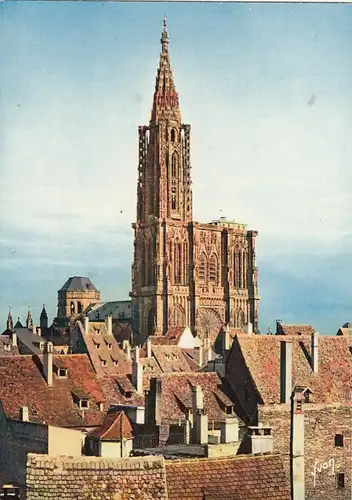 Strasbourg (Bas-Rhin), la Cathédrale ngl G1736