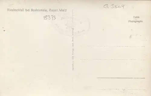 Rieslochfall bei Bodenmais, Bayer.Wald ngl G3509