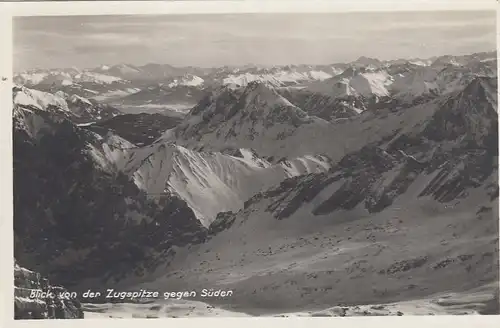 Blick von der Zugspitze gegen Süden ngl F9996