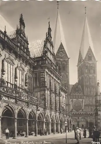 Bremen, Rathaus mit Dom ngl G0155