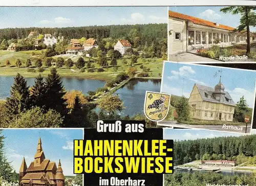 Hahnenklee-Bockswiese, Oberharz, Mehrbildkarte gl1978 G2313