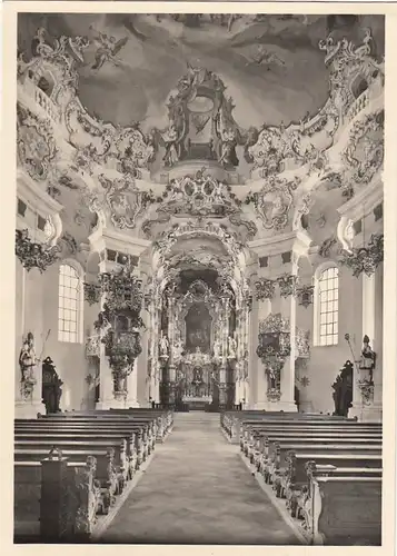 Die Wies, Wallfahrtskirche, Prämonstratenser, Steingaden, Kirchenschiff ngl G0190